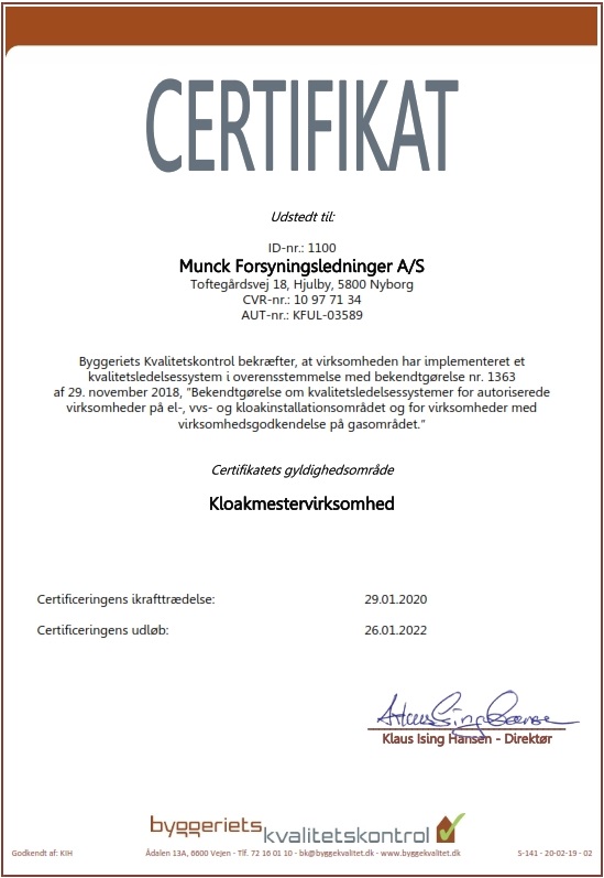 Certifikat KLS-system 2020-2022_Kloakautorisation